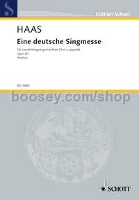 Eine deutsche Singmesse op. 60 (choral score)
