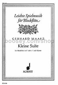 Little Suite - soprano- or treble recorder & piano