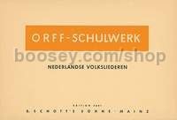 Nederlandse Volksliederen - voice, recorder & percussion