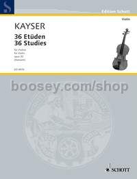 36 Studies op. 20 - violin