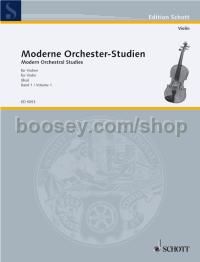 Moderne Orchester-Studien für Violine Band 1 - violin