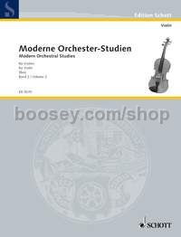 Moderne Orchester-Studien für Violine Band 2 - violin