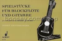Spielstücke aus dem 17. und 18. Jahrhundert - soprano-(alto-) recorder & guitar