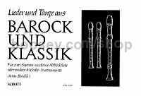 Songs and Dances from Baroque and Classic - 3 recorders (SSA)