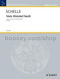 Vom Himmel hoch - mixed choir (SSATB) with soloists (ST) & orchestra (score)