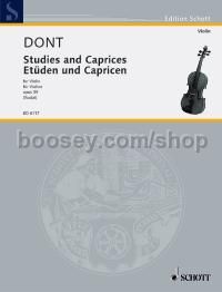 Studies and Caprices op. 35 - violin