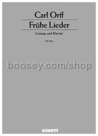 Frühe Lieder - voice & piano