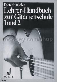 Lehrerhandbuch zur Gitarrenschule 1 und 2 - guitar (teacher's book)