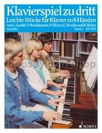 Klavierspiel zu dritt Band 1 - piano (6 hands)