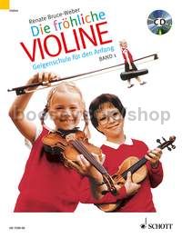 Die fröhliche Violine Band 1 - violin (+ CD)