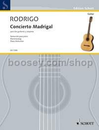 Concierto Madrigal - 2 guitars & piano reduction