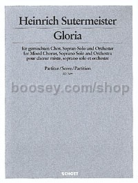 Gloria - mixed choir (SSAATTBB), soprano solo & orchestra (score)