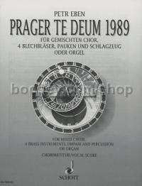Prague Te Deum 1989 (choral score)