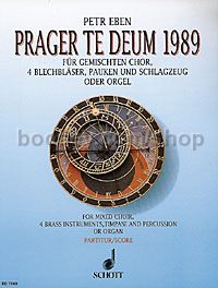 Prague Te Deum 1989 (score)