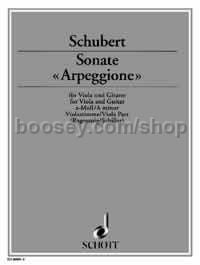 Sonata Arpeggione D 821 - viola part
