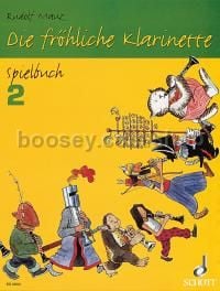 Die fröhliche Klarinette Spielbuch 2 - 2-3 clarinets / clarinet & piano