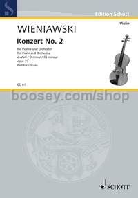 Violin Concerto No. 2 in D minor op. 22 - violin & orchestra (full score)