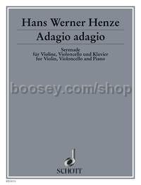 Adagio - piano trio (score & parts)
