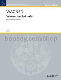 Wesendonck-Lieder WWV 91 A - Soprano & Piano