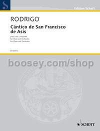 Cántico de San Francisco de Asís - mixed choir (SATB) & orchestra (score)