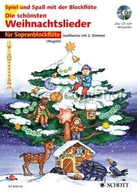 Die schönsten Weihnachtslieder - 1-2 descant recorders (+ CD)