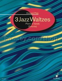 3 Jazz Waltzes - piano (4 hands)
