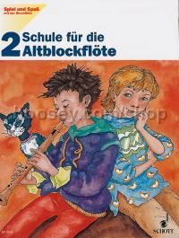 Spiel und Spaß mit der Blockflöte Band 2 - treble recorder (student's book)