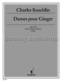 Dances for Ginger op. 163 - piano & piano (4 hands)