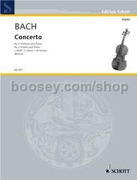 Concerto in C minor BWV 1060 - 2 violins & piano reduction