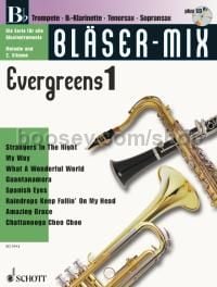 Bläser-Mix - Bb instruments (trumpet, clarinet, soprano saxophone, tenor saxophone) (+ CD)