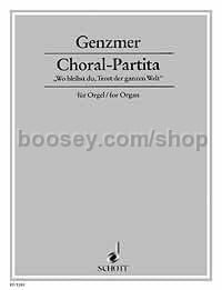Choral-Partita GeWV 410 - organ