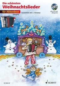 Die schönsten Weihnachtslieder - 1-2 accordions (+ CD)