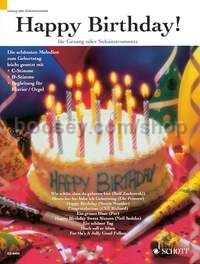 Happy Birthday! - voice or solo instruments (C, Bb) & piano (organ)