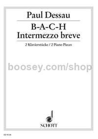 B-A-C-H / Intermezzo breve - piano