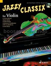 Jazzy Classix - violin; piano ad lib. (+ CD)