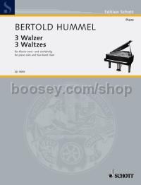 3 Waltzes op. 95 f - piano 2- & 4 hands