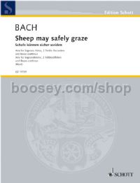 Sheep May Safely (voice, 2 recorders & basso continuo)