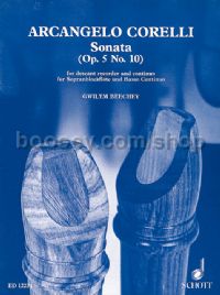 Sonata Op. 5 No.10 Descant Recorder/Piano