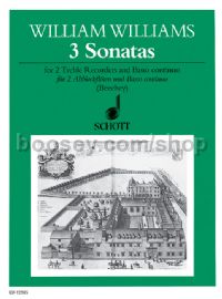 Three Sonatas 2tre. Rec & Bc