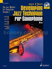 Developing Jazz Technique Alto Sax (Book & Cd)