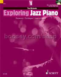 Exploring Jazz Piano vol.1 (Book & CD) Schott Pop Styles series