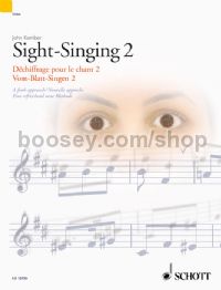 Sight-Singing Book 2 (Schott Sight-Reading series) Ger/Eng/Fr