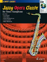 Jazzy Opera Classix (Tenor Sax) Book & CD