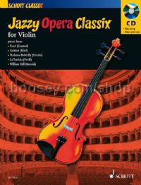 Jazzy Opera Classix (violin) Book & CD