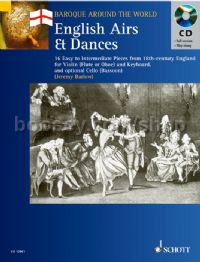 English Airs and Dances (Baroque Around the World series) Book & CD