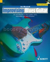 Improvising Blues Guitar (Book & CD) Schott Pop Styles series