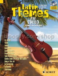 Latin Themes Cello (Book & CD)