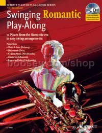 Swinging Romantic Play-Along Alto Sax (Book & CD) Schott Master Play-Along Series