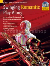 Swinging Romantic Play-Along Tenor Sax (Book & CD) Schott Master Play-Along Series