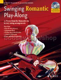 Swinging Romantic Play-Along Violin (Book & CD) Schott Master Play-Along Series